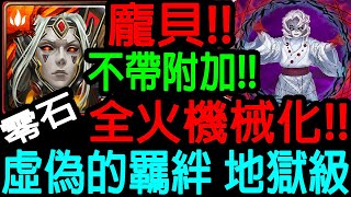 【神魔之塔】龐貝!! 零石通關!! 全火機械化!! 平民配置!!不帶附加消除!!一樣輾爆!!【虛偽的羈絆 地獄級】【下弦之伍的心願 地獄級】【Johnson遊戲世界】