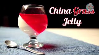 China Grass Jelly - How To Make Jelly With China Grass - Dessert Recipe - Ramzan Special - Bhumika