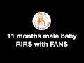 11 months male baby RIRS with FANS