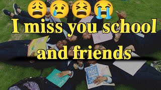 missing school life and friends //sad school missing status //emotional missing school//school life