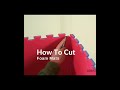 how to cut puzzle mats eva foam