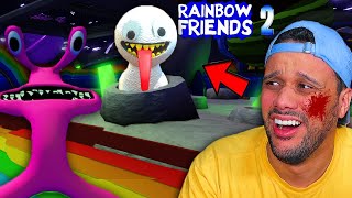 ATUALIZOU! ME TRANSFORMEI NO MONSTRO ROSA E ISSO ACONTECEU NO RAINBOW FRIENDS CHAPTER 2! NOVO FINAL