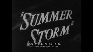 1939 WESTINGHOUSE ELECTRIC  " SUMMER STORM "  ELECTRICAL GRID & POWER DISTRIBUTION FILM  67874a