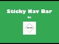 Sticky Nav Bar On Scroll Using With Jquery | HTML AND CSS TIPS AND TRICKS