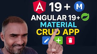 Angular 19 Material CRUD | Full Project with Source Code