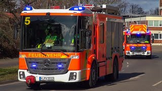 [FEUERWACHE 5] - Feuerwehr HANNOVER | Einsatzfahrten LÖSCHZUG \u0026 Rettungsdienst in RODERBRUCH!