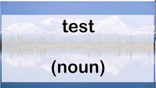 332 test noun