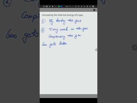 How can the internal energy of a system be increased?