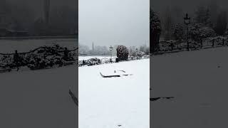 A snow day in El Golo, Tabriz February 2023 #shorts #viralshorts