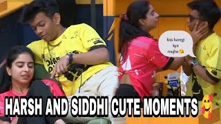 HARSH AND SIDDHI CUTE MOMENTS 🥰@CarryMinati @Harsh Rane Vlogs @PLAYGROUND
