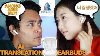 CAN WE TALK TO EACH OTHER USING OUR OWN LANGUAGES? | TIMEKETTLE WT2 Edge Translator Earbuds