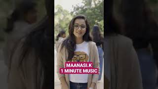 super singer#manasi #one minute music# for kadhal bodhe❤️