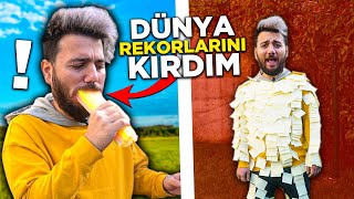 DÜNYA REKORLARINI KIRDIK! - Guinness Rekorlar Kitabı - #rekorsavaşları | Burak Şentürk