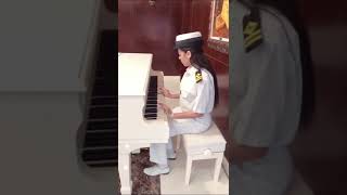 🎹Piano playing • Captain Marwa elselehdar 🚢