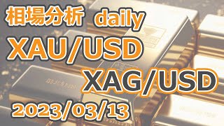 【FX相場分析】XAUUSD/ゴールド　2023年3月13日　Gold Daily Analysis for March 13, 2023