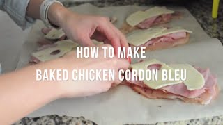 How to Make Baked Chicken Cordon Bleu | @cooksmarts