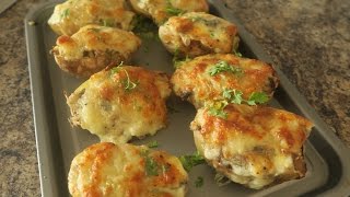 Recette 33: Pommes de Terre farcies et gratinées au four / Twice Baked Potatoes