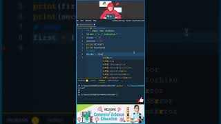 Python | 🔁 Swap Two Number Using [ * / ] Arithmetic Operator | Python Practice Program 👍 | #shorts