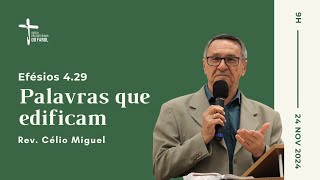 Palavras que edificam - Rev. Célio Miguel