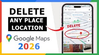 How to Delete Any Location in Google Maps | Remove Place in Google Maps
