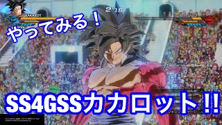 【ドラゴンボールゼノバース2】 超サイヤ人４ゴッド超サイヤ人カカロット！！！！時系列的にSS4はゴッドだから体毛が赤なのでは？！名前長っっ