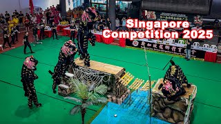 新加坡黄老祖师慈忠会 |  Lion \u0026 Dragon Dance Sports Federation Competition | Jurong Spring CC