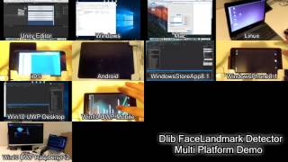 Dlib FaceLandmark Detector MultiPlatform Demo