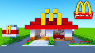 Minecraft Tutorial: How To Make A McDonalds "Mini Mcdonalds"