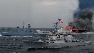 China Shock! (May 20, 2024) U.S. PH and French Warships Chase Chinese Ships Stal