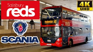 [Salisbury Reds: X7 Salisbury to Southampton via Paultons Park PeppaPigWorld] Scania OMNICity N230UD