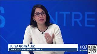 #LuisaEnMedios | Entrevista a Luisa González en Teleamazonas. #LuisaPresidenta