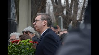 Aleksandar Vučić stigao na sahranu Milorada Milinkovića