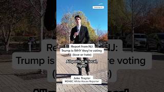 Report from NJ: Trump is WHY they’re voting (love or hate)