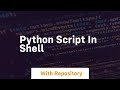python script in shell