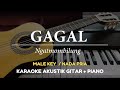 Gagal - Ngatmombilung ( MALE KEY - Karaoke Akustik Gitar / Piano )