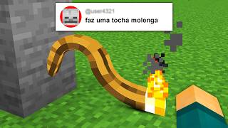 Criei Ideias BIZARRAS dos Inscritos no Minecraft