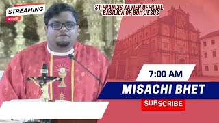 7 AM - Konkani Mass | Sukrar - Sadea Kallache Chovtem Satollem|Basilica of Bom Jesus| 7 February 25