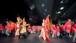 [4K] 京都よさこい連 心粋　龍馬よさこい 2018　2日目　JR京都駅駅前広場