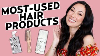 My Most-Used Hair Products! Best Products to Smooth Frizzy Hair \u0026 Get Soft Waves | Susan Yara