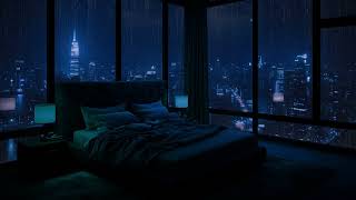 Listen To The Sounds From The Apartment Window, The Warm Bed With Soft Lighting