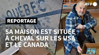 Un pied au Canada, l'autre aux Etats-Unis: l'étonnant commerce de M. Patenaude | AFP