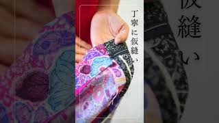 着物リメイク　シンプルデザインのドレス　kimono remake