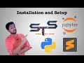 Best way to Install Python, Jupyter NoteBook and Sublime Text