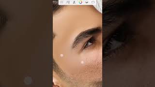 Smooth + white face retouching editing autodesk sketchbook #short