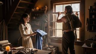 She Was the Seamstress Working by Candlelight, Mountain Man Built Her Windows So She Could See