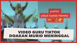 Heboh Video TikTok Dua Perempuan Diduga Guru Doakan Murid Meninggal