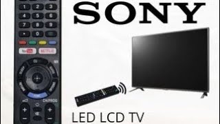 Sony tv LCD Remote