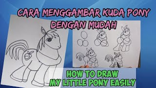[LIVE] Cara Menggambar My Little Pony  - How To Draw Rarity My Little Pony
