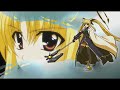 mahou shoujo lyrical nanoha strikers fate testalossa s transformation scene 900% ai upscaled