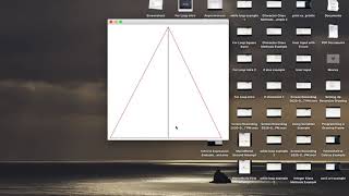 Drawing One Recursive Triangle
